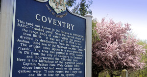 Coventry History Sign for home page slide show