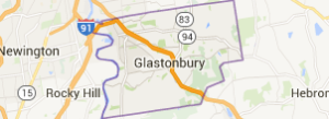 Glastonbury CT map